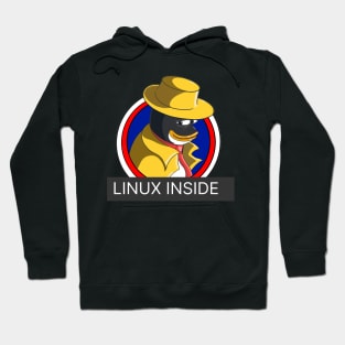 Linux inside - funny sticker for linux users Hoodie